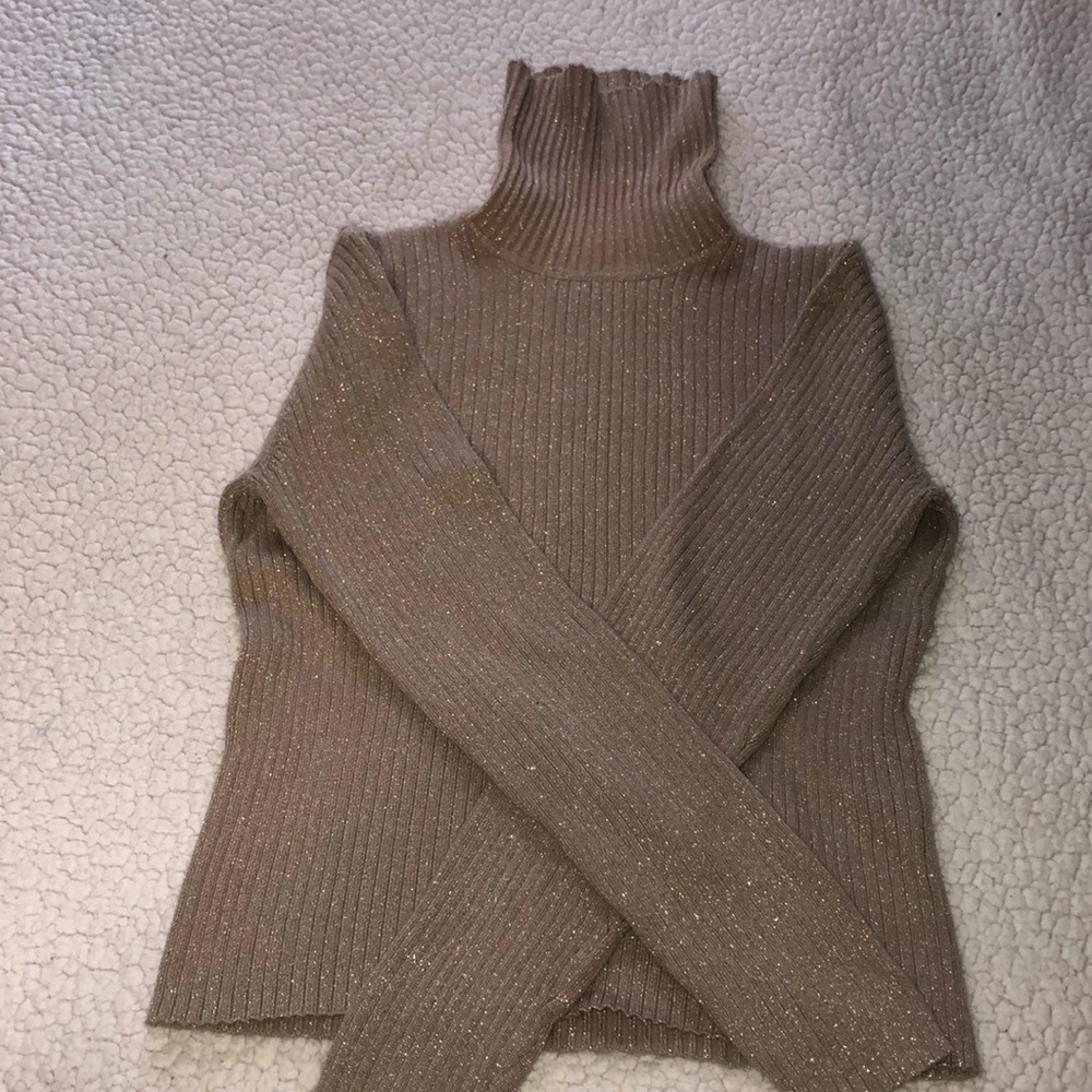 ✨ Beige Sparkle Turtleneck ✨